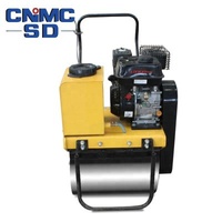 Building Material Stores CE Certificated Single Drum 140KG Weight Honda Motor Hand Push Mini Asphalt Road Roller CNMC-SD14 For Sale