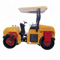 China 3 ton double drum asphalt road roller for sale 60L/60L