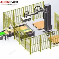 Automatic Aerosol Powder Can Robot Arm Carton Case Bag Palletizer