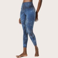 Diamond Dye Asphalt Gray Breathable Warm High Waist Yoga Gaiters For Women Fitness Panties For Women