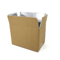 Custom Logo insulated food cooler thermal polystyrene foam boxes carton for transporting frozen cold