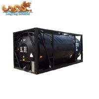 For transportation & storge cargoes asphalt all level 20ft HC T3 bitumen transport tank container