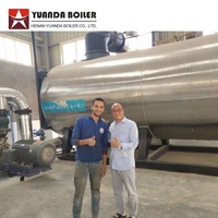 Package 1400KW Dual Fuel Oil Gas Fired Thermal Oil Heater Boiler For Asphalt