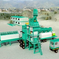 Factory Price 100tph Continuous Asphalt Hot Mix Plant Mobile Asphalt Mixing Plant
