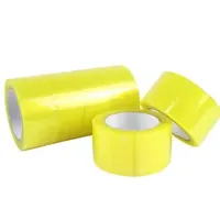 Yellowish BOPP Adhesive Packing Tape for Carton Packing 4.8 Cm 200 M