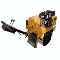 Building Material Stores Hand Machines of Mini Road Roller Compactor Construction Asphalt Single Drum Vibratory Roller