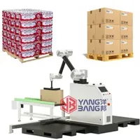 Yb-MD16 Fully Automatic Bottles Bag Carton Box Case Robotic Palletizer Packaging Machine