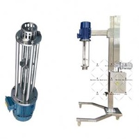 Chemical or Water Treatment Electric Stainless Steel Asphalt Low Speed Liquid Mixer Agitator