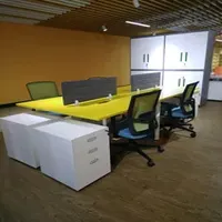 Modern Wood & Metal Webber 5 Layers Carton Table Workstation