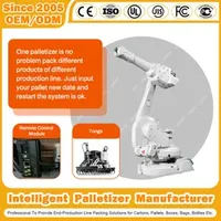 Cobot Palletizer, Industrial Cobots, Collaborative Robot Palletizer for Bags Cartons Box