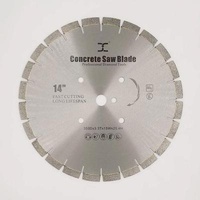 High Performance Cutting Welded 14" Concrete Asphalt Saw Blade For Cutting Reinforced Concrete And Asphalt Pavement 350x3.3x15x25.4mm"