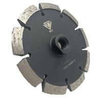 5'' 125mm V Shaped Brazed Diamond Segments Crack Chaser Blades For Crack Repair And Widening In Asphalt And Granite Etc With Angle Grinders And Circular Saws And Tuck Pointers