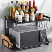 Stainless Steel Countertop Kitchen Rack , Microwave Oven Shelf Rack OEM ODM
