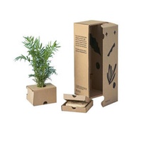 China supplier paper moving corrugated carton live plant packaging boxes