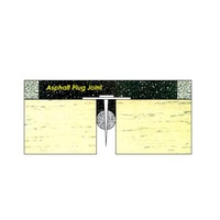 Bridge road seal with â ‰ ¤ 50mm Asphalt Plug Joint Joint Motion Road Sealing / Asphalt Plug Expansion Joint Machine