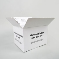 Custom logo corrugated paper box delivery carton corrugated white shipping boxes wholesale custom corrugated carton box mailer