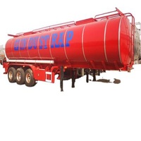 Liquid Transport 30000 42000 45000 Liter Liquid Asphalt Bitumen Tank Semi Trailer With Burner Heat Pipes