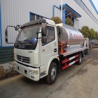 Emulsified Asphalt Sprayer Chemical Tank Trailer 6 Ton 120hp Automatic Control