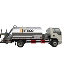 Construction Material Shops Bitumen Sprayer Machine Automatic Asphalt Spreader Tanker Truck Asphalt Distributor Truck For Asphalt Spraying
