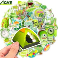 Wholesale Factory Direct Cartoon Cutout Stickers Flower Thank You Recyclable Individual Waterproof