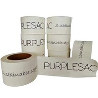 Paper stickers White Kraft Paper Label Carton Box Shipping Tape Standard Bopp Waterproof Packing Box