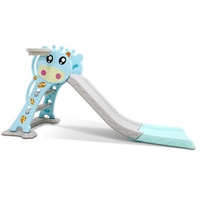 SL10 Hot multi-functional cute animal giraffe cartoon plastic indoor toy slide children's outdoor slide small amusement park