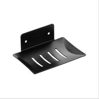 Modern 304 Stainless Steel Soap Dish Asphalt Soap Box Wall Mounted Bathroom Toilet Soap Box