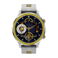 4G SIM Calling RTOS Health Monitoring Smart Watch With AMOLED Display