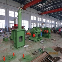 Resin / Asphalt Banbury Mixer , 160kw 8P AC Motor Plastic Mixer Machine