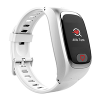 2G Voice Call Fall Alarm RTOS System Smart Wristwatch Blood Oxygen Monitor Multiple Positioning Mode
