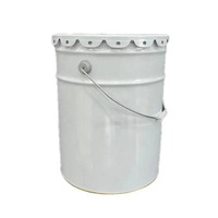 Metal Oil Storage Tinplate Pails With Screw Cap For Lubricant Grease Asphalt