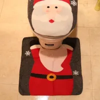 Cartoon Old Man Yeti Toilet Cover Toilet Dress up