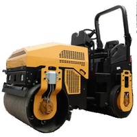 Road Bridge Engineering Mini Concrete Coating Asphalt Road Roller 1ton 2ton 3ton 4ton 6ton Double Wheel Steel Vibration Hydraulic Road Roller Compactor With CE