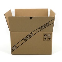 High quality custom 5 layers double wall brown corrugated strong carton house moving shipping box