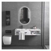 Modern Style Wall Mounted Countertop Bathroom Towel Rack for Organizing Small Spaces