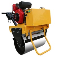Asphalt Surface Operationb Factory Direct Walk Behind Single Drum Steel Vibration Asphalt Hand Roller