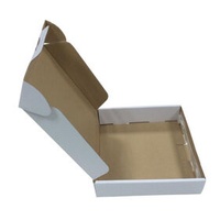 Custom Logo White handle paper boxes wholesales corrugated carton boxes with plastic handle design