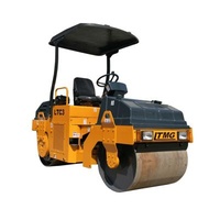 Construction material shops LTMG brand construction machinery mini double drum vibratory asphalt road roller 1 ton 2 ton 3 ton road roller price