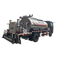 Construction works asphalt spraying machine, tank truck, asphalt spraying asphalt vending machine