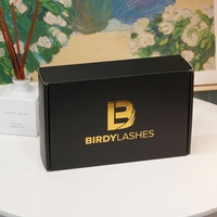 Black corrugated paper box delivery carton corrugated gold logo shipping boxes