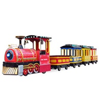 Mini amusement equipment featuring cartoon track vertical ring sports cars, resembling a small roller coaster facility
