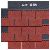 1000x145mm Chinese Various Stone Asphalt Roof Shingle Fast Installation Price Fiberglass Coated Asphalt Shingle