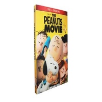 Free DHL Ship@Disney Cartoon DVD Moveis The Peanuts Movie Wholesale!!Top Quality