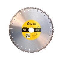 Universal purpose cutting disc for asphalt, concrete, green concrete, reinforced concrete 1IN