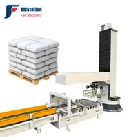 Automat Cartons Bags Pallet Palletizer System Wheat Flour Bag Column Palletizing Robot Palletizer Machine