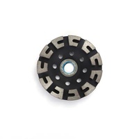 Diamond Cup Wheel Diamond Grinding Wheel Black Asphalt Concrete Floor High Quality Cement Deburring Grinding and Polishing Tool