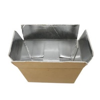 Custom Logo insulated food cooler thermal polystyrene foam boxes carton for transporting frozen cold