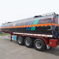 3 Axles Storage 42000L Bitumen Asphalt Tanker Trailer