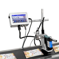 12.7mm Online Inkjet Printer 300dpi Printing Machine for Bottle and Carton Onlinen Industrial Handheld Inkjet Printing Machine