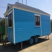 EUTR-1011 Wooden Trailer House Moveable Water Proof Asphalt Shingles